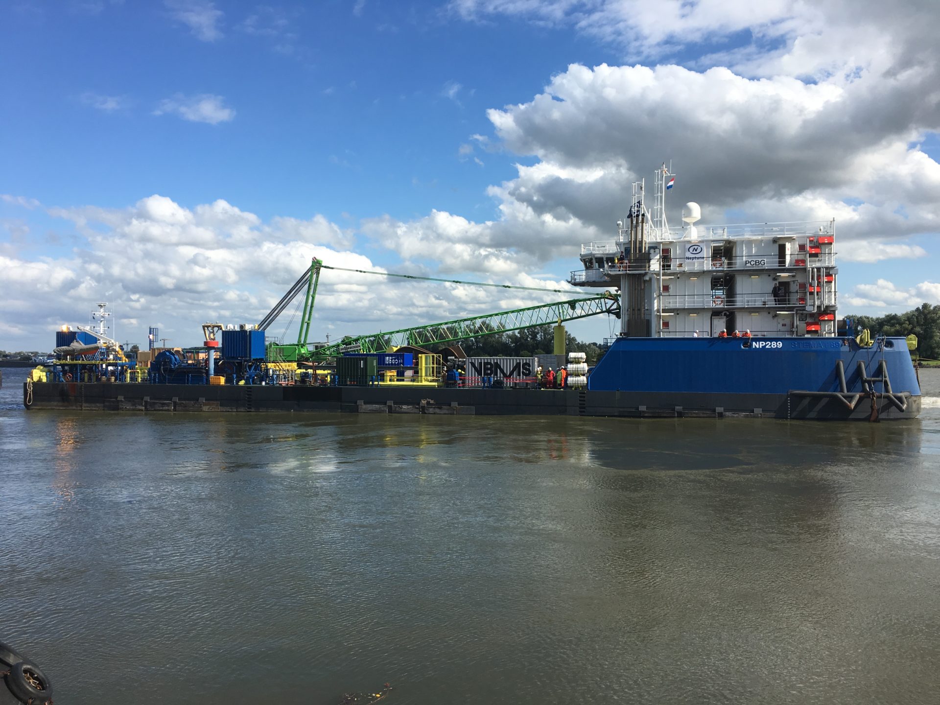 NP 289 – Mobilisation of a cable repair barge NP 289 - Mobilisation of a cable repair barge