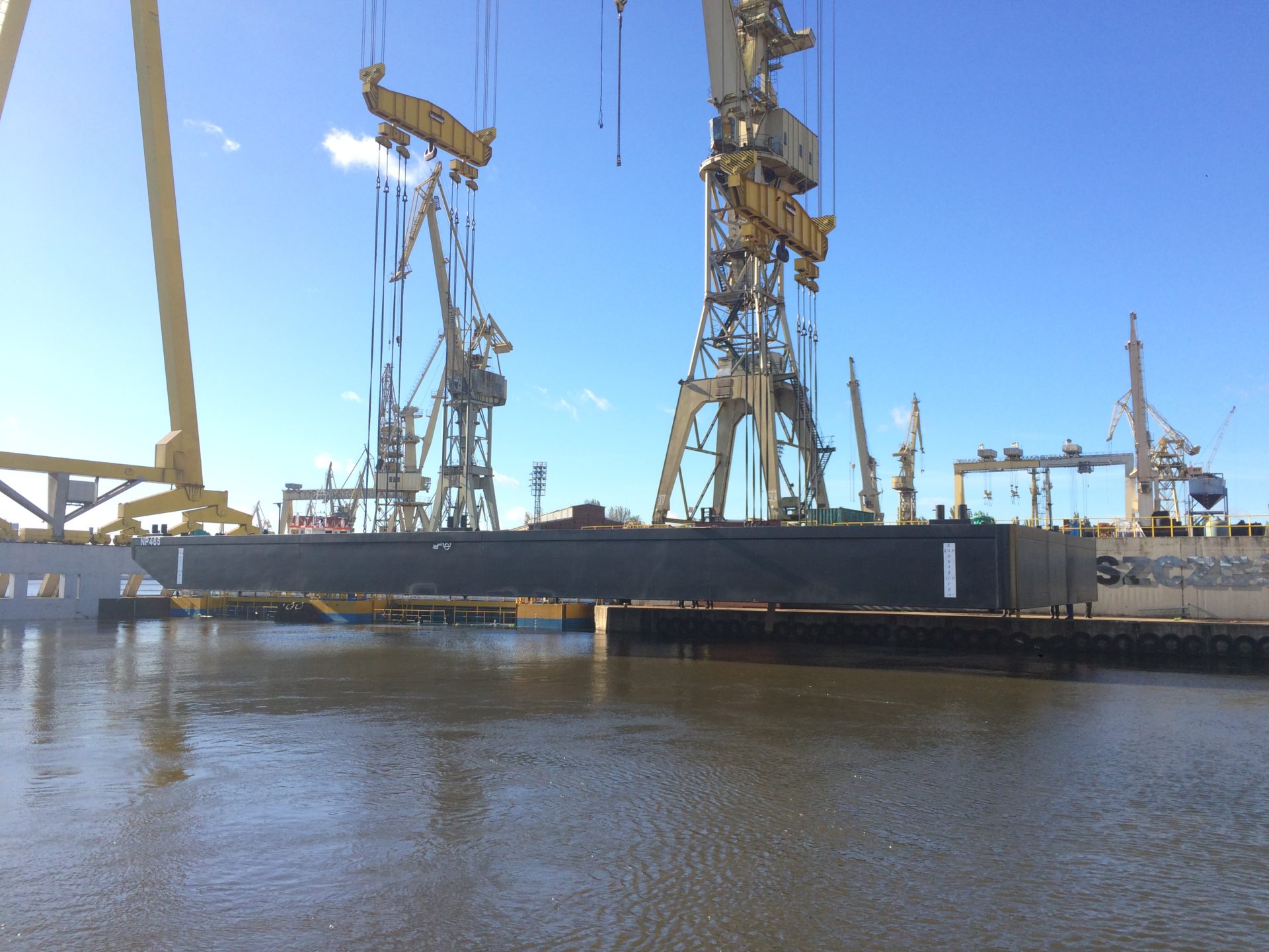 Completion of pontoons for Neptune Marine Projects Completion of pontoons for Neptune Marine Projects
