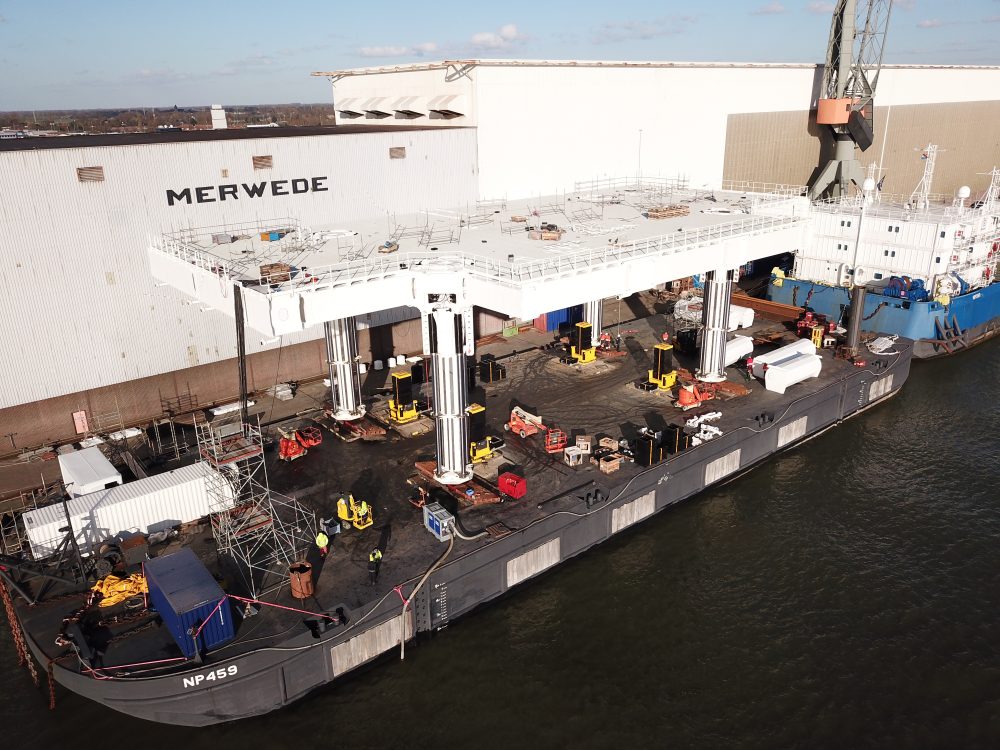Neptune Construction delivers Enerpac platform